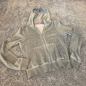 Victoria Secret Pink zip up sweatshirt.